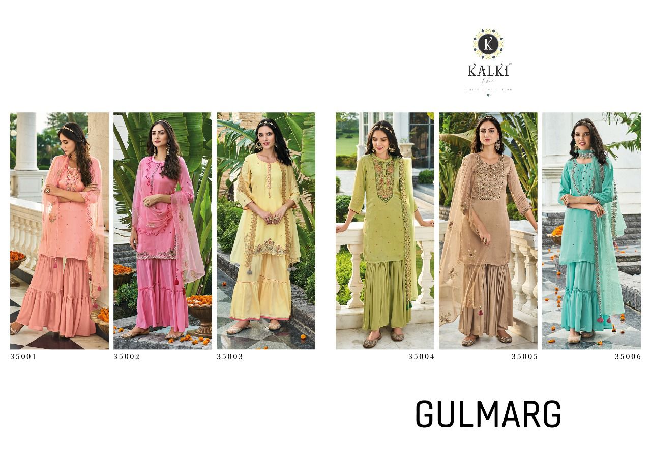 Gulmarg By Kalki Heavy Readymade Suits Catalog